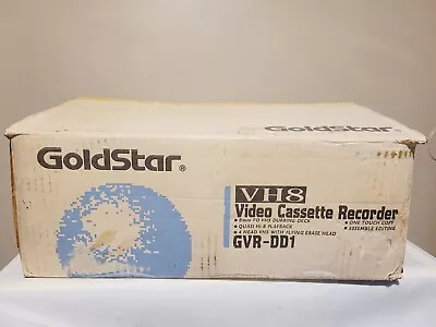 Goldstar GVR-DD1 8mm VCR Video8 VHS Dubbing Deck Quasi HI-8 Open Box • $896.36