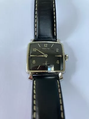 Hamilton 10K Gold Filled Square Case Vintage Watch - Working • £199.99