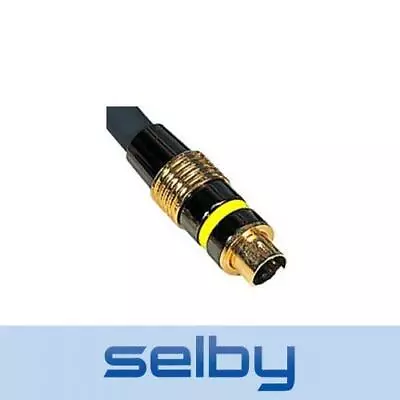 5m High Quality 8mm Thick SVHS S-Video Video Cable Gold Plated 75 Ohm Shielded • $18.95