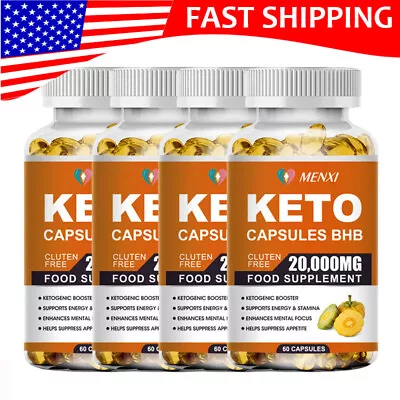 Best BHB Keto Diet Pills 20000mg Burn Fat-ACV Advanced KetosisWeight LossDetox • $37.89