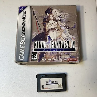 Final Fantasy IV Advance Nintendo Gameboy Advance 2005 GBA In Box Authentic • $54.99