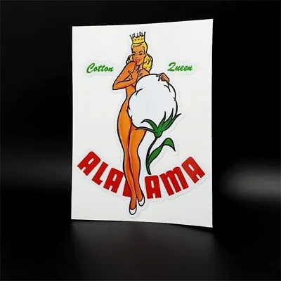 Alabama Pin Up Vintage Style Pinup DECAL Vinyl STICKER • $4.69