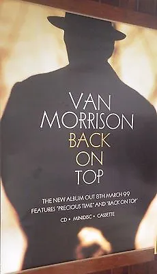 40x60  HUGE SUBWAY POSTER~Van Morrison 1999 Back On Top Original Vintage Album~ • $53.74
