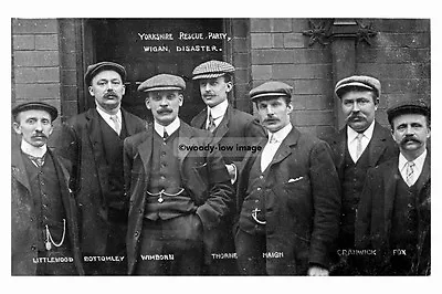 Pt4531 - Wigan Disaster  Yorkshire Rescue Party  Lancashire - Print 6x4 • £2.20