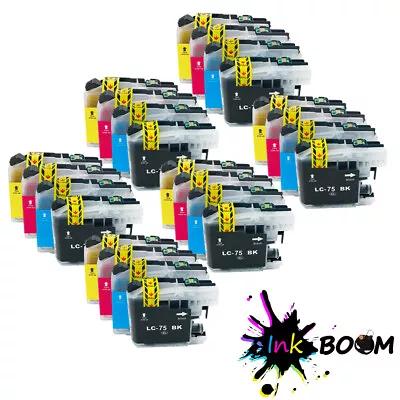 24 Ink Fits Brother LC75 LC71 LC-75 MFC-J825DW MFC-J430W MFC-J835DW MFC-J280W • $20.88