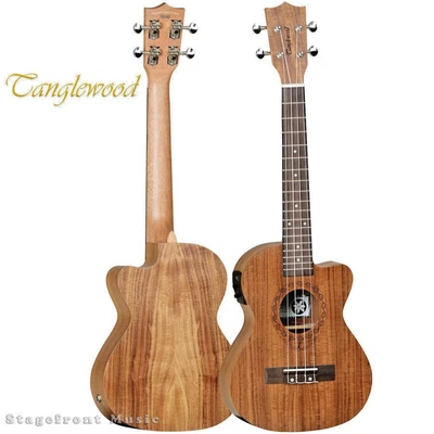 $245 • Buy Tanglewood Twt17e Tiare Tenor Ukulele With Pickup Koa Rrp $389
