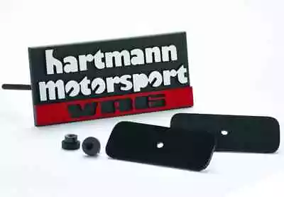 ✅ Hartmann Motorsport VR6 Front Grill Badge VW Rabbit Golf Jetta FREE SHIPPING ✅ • $145