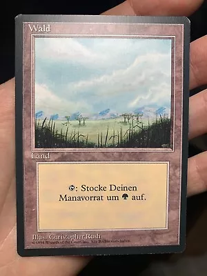 German FBB • Misprint Wald  Forest Plains  • Pack Fresh • Mtg • $40