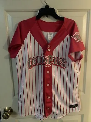 $25 • Buy Vintage Lehigh Valley Iron Pigs Jersey OT Sports Size Large 