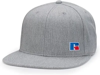 Russell Athletic Mens R Logo Snapback Oxford Gray Cap Hat New With Tags • $9.99