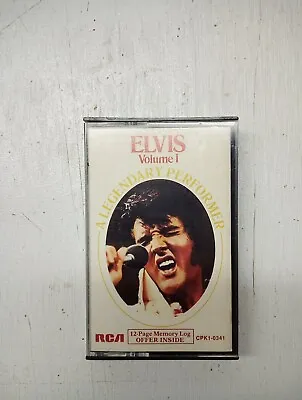 Elvis A Legendary Performer Vol. 1 By Elvis Presley (Cassette Mar-1992 RCA) • $4.69