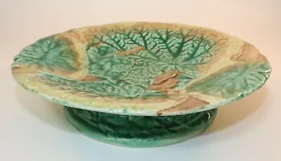 Antique 19thC Low 9  Cabbage Leaf  Majolica  Centrepiece Tazza Compote Lot B • £9.99