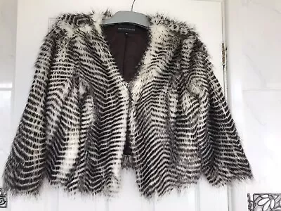 M &S Limited Collection Faux Fur Jacket. Size 12. • £5.99