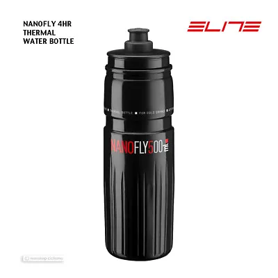 Elite NANOFLY Thermal Insulated Water Bottle BPA Free 500ml : BLACK • $49.99