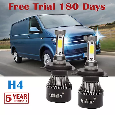 H4 HB2 9003 LED Motorcycle Bike High Low Beam Headlight Lamp Bulb 6500K 12000LM • $12.80