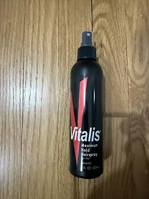 NEW Vitalis Hairspray For Men Non-Aerosol Unscented Maximum Hold 8oz HTF! • $90