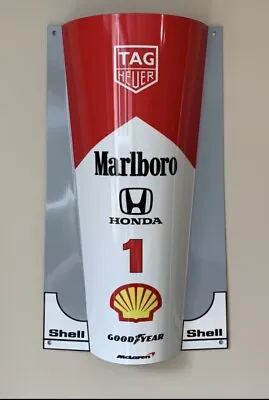 WOW!!!FORMULA 1 F1 Mclaren Honda Sign Ayrton Senna Race Car Nose Style • $59