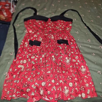 Plus Size Alternative Dress Red • £10