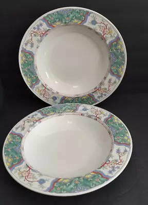 Mikasa Provincial Villa Medici  Large Rim Soup Bowl SET OF 2 • $19.99