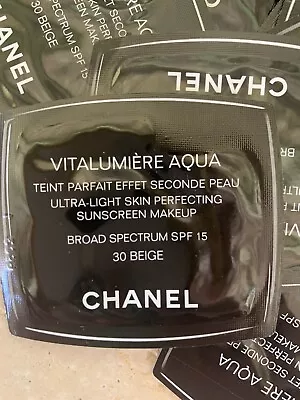 Lot Of  83 Chanel Vitalumiere Aqua 30 Beige • $115