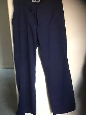 Grey's Anatomy By Barco Women's Active Blue Scrub Pants Bottoms Size Medium • $9.99