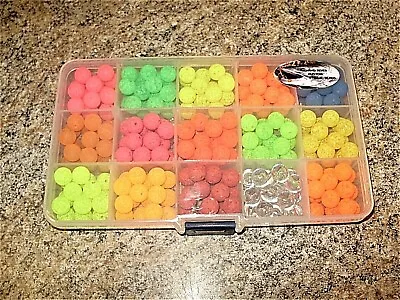 Mad River 15 Compartment Uv Trout & Steelhead Bead Box 8mm & 10mm Available • $15.99