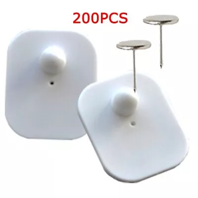 PreAsion 200PCS EAS 8.2MHz Security Hard Tag 42*48 Mm Retail Store Hard Label US • $21.60