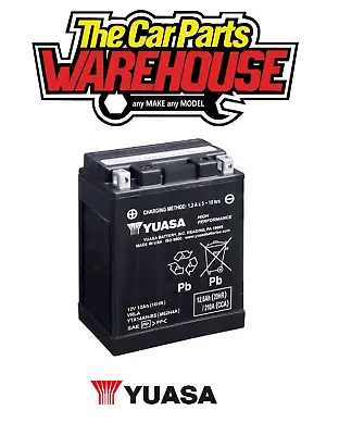 Yuasa YTX14AH-BS 12V High Performance Maintenance Free Battery | YTX14AH-BS(CP) • £96.69