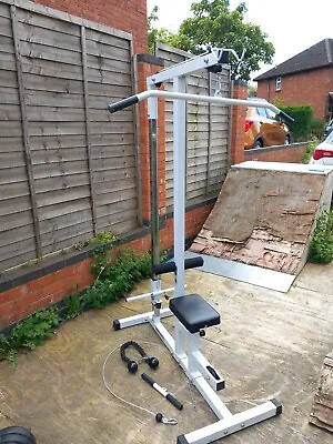 £50 • Buy Lat Pull Down Mutli Gym Home Fitness Weight Machine Bench Exercise Workstation