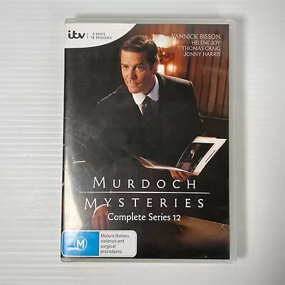 Murdoch Mysteries - Season Series 12 5-Disc DVD Box Set PAL Region 4 • $12.38