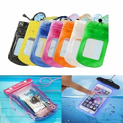 Waterproof Pouch Underwater Mobile Phone Dry Case Bag IPhone 6 HTC Samsung UK • £2.95