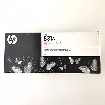 $109.99 • Buy CZ687A 831A New Genuine HP Light Magenta Latex Ink Cartridge 775ml OEM 2018-19