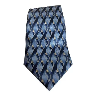Van Heusen Men's Neck Tie Silk 58  L 4  W Blue • $9.99