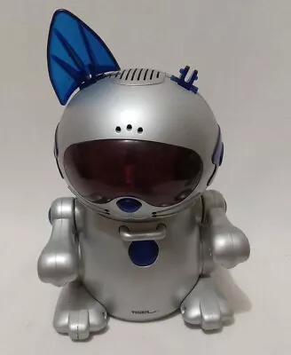 Meow Chi Robo Pets Interactive Toy Cat Hasbro Tiger Electronics Silver • $24