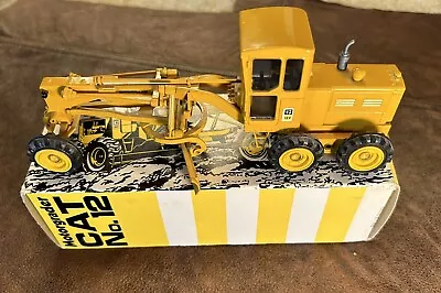 Gescha Caterpillar Road Grader Construction Model Toy Vintage • $90