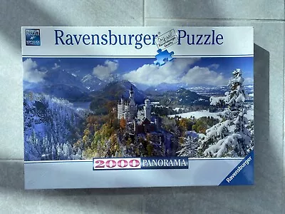 2000 Piece Jigsaw Puzzle Ravensburger Panorama Neuschwanstein Castle - Sealed • £20
