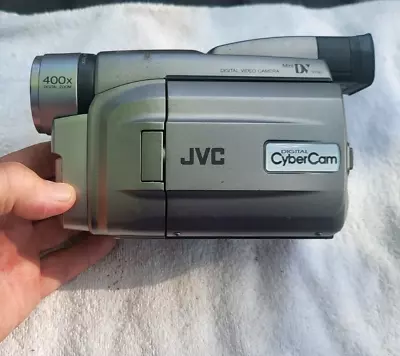 JVC GR-DVF21U Gray 400x Digital Zoom Digital Built-in Microphone Video Camcorder • $19.99