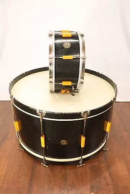 Gretsch 2pc Backlite Drum Set Kit Black Duco Vintage 1940's 6.5X14 & 14X28  • $899.99