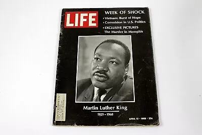 LIFE Magazine Martin Luther King Cover April 12 1968 Vietnam Assassination Etc • $30.29