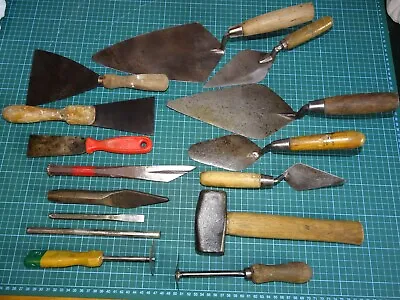 £26 • Buy Builders Tools - Trowels / Lump Hammer / Chisels / Scrapers, Etc,.