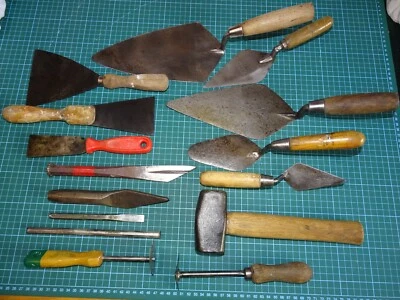 £26 • Buy Builders Tools - Trowels / Lump Hammer / Chisels / Scrapers, Etc,.