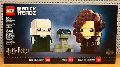 LEGO BRICKHEADZ Harry Potter: Voldemort Nagini & Bellatrix (40496) - Sealed • $39.99