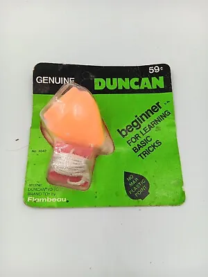 Duncan Beginner Spinning Top Orange No. 3340 NIB NOS Vintage Spin Top • $24.99
