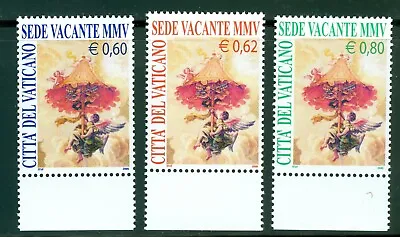 2005 Vatican City Sc# 1292-4: Sede Vacante 2005 MNH • $3.80