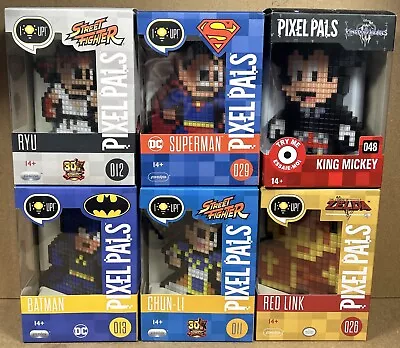 Pixel Pals Bundle X 6 Ryu Street Fighter 30th Anniversary  Batman ETC • $59.99