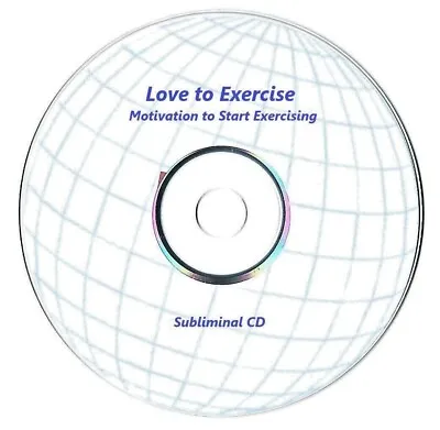 Love To Exercise ~ Motivation To Start Exercising  Subliminal CD • $12.75