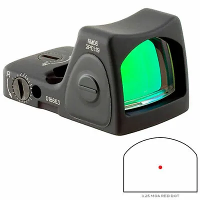 New Trijicon RMR Type 2 RM06 3.25 MOA Adjustable LED Red Dot Sight RM06-C-700672 • $479.99