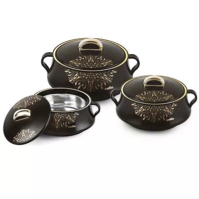 Midas Insulated Casserole Hot Pot Food Warmer 3-Piece Gift Set Assorted Col... • $51.68