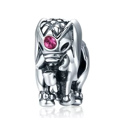 💖 Lucky Indian Elephant Charm Bead Animal Genuine 925 Sterling Silver 💖 • £15.95