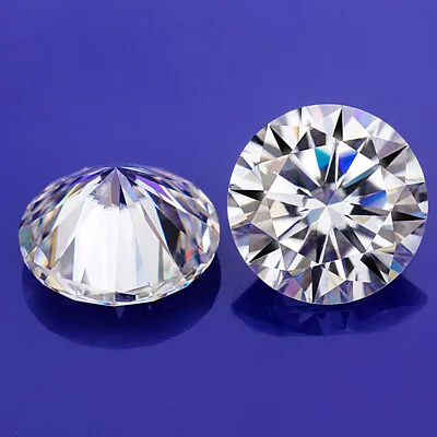 3~12mm D Color Round Brilliant Loose Moissanite Stone VVS1 With GRA Certificate • $15.12